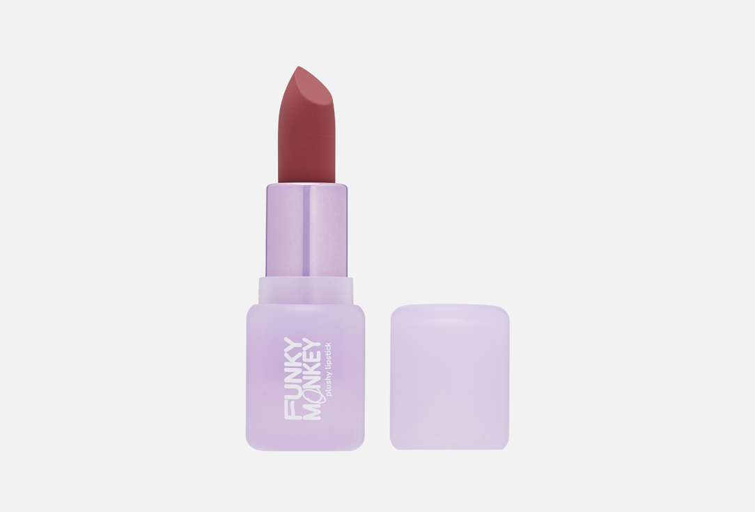 Изображение товара Губная помада Funky Monkey Plushy lipstick насыщенный цвет матовый 3.5 г