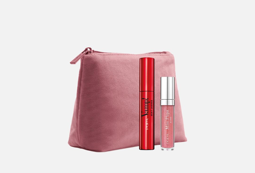 Изображение товара Набор для макияжа Pupa Vamp! Sexy lashes + miss pupa gloss