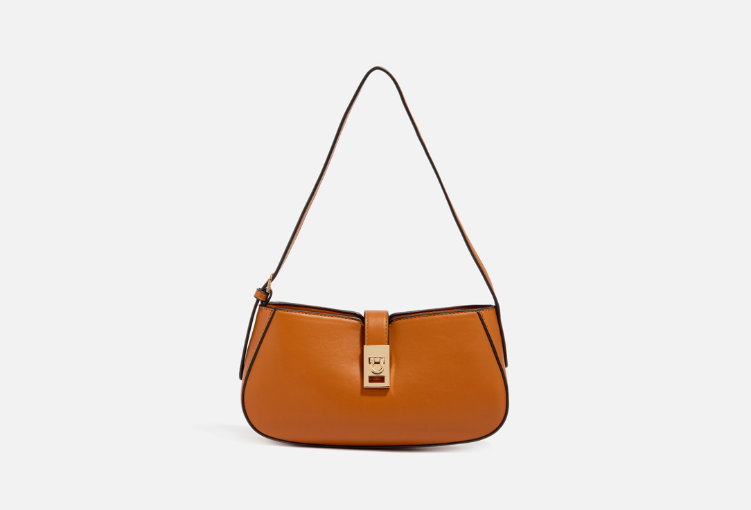 Изображение товара Женская сумка на плечо KEDDO коричневая каркасная модель