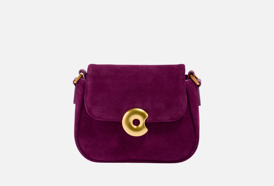 Изображение товара Женская сумка через плечо из натуральной кожи KEDDO 358124/06-03 винного цвета