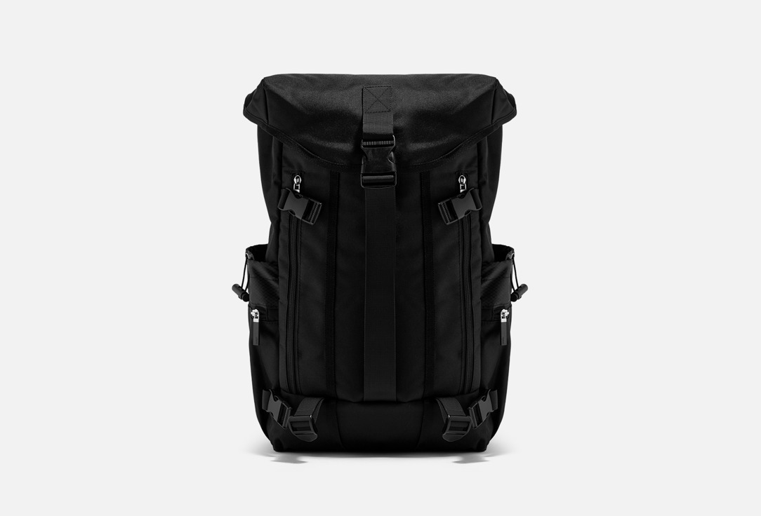 Изображение товара Крепкий мужской спортивный рюкзак KEDDO из полиэстера черного цвета