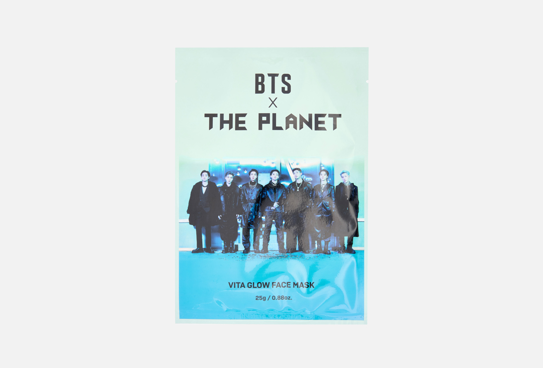 Изображение товара Тканевая маска для сияния кожи лица BTS x THE PLANET VITA GLOW