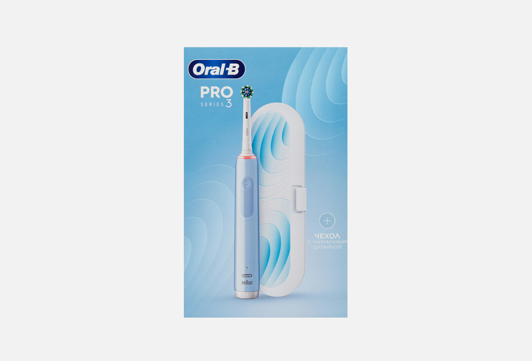 

электрическая зубная щётка с чехлом ORAL-B, D505.513.3 GS Pro 3 Blue 1 шт