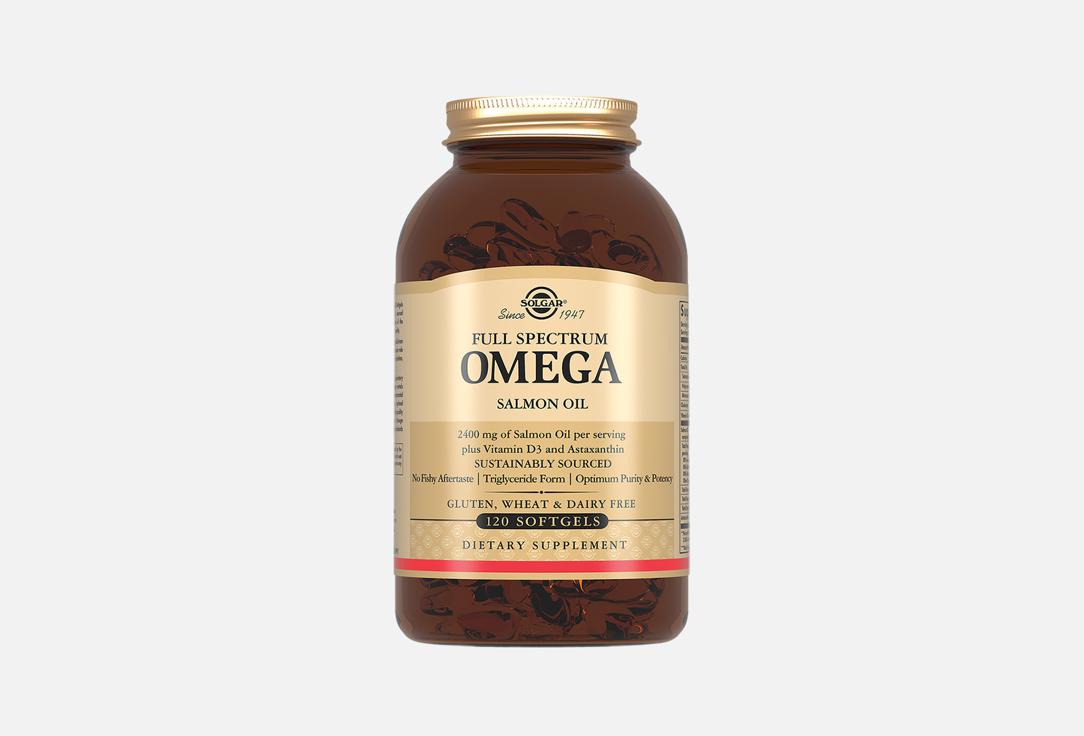 Изображение товара Solgar Full Spectrum Omega Salmon Oil в капсулах для здоровья сердца