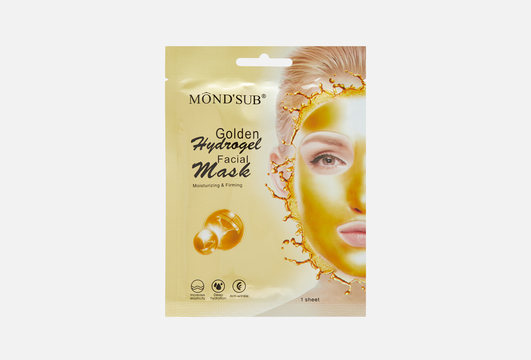 

гидрогелевая Маска для лица MONDSUB, Gold 1 шт