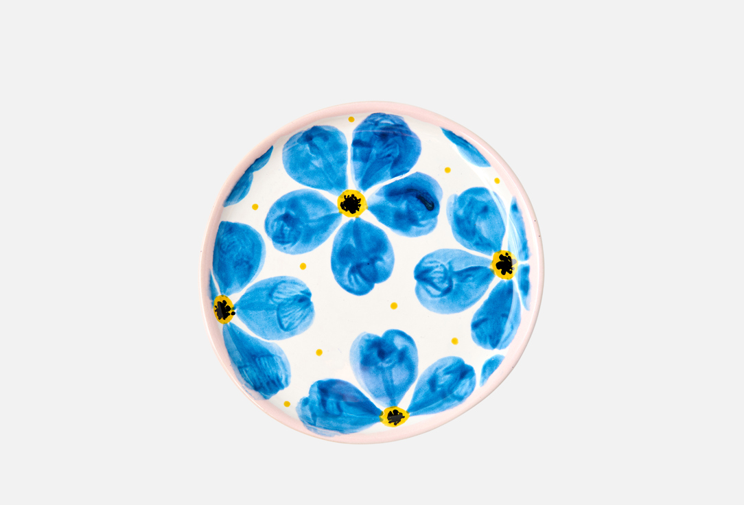 

Пиала ODARYADARYA, Принт, Синие цветы, 13,5см 13.5 см