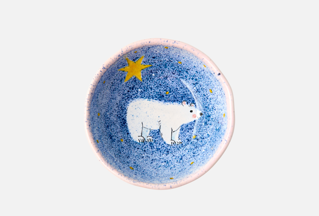 

Соусник глубокий ODARYADARYA, Принт, Белый Медведь 1 шт