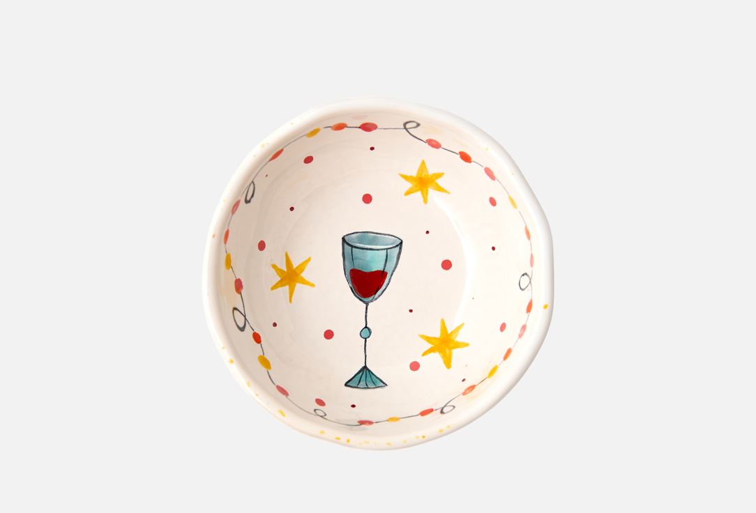 

Соусник глубокий ODARYADARYA, Принт, Выпьем за любовь 1 шт