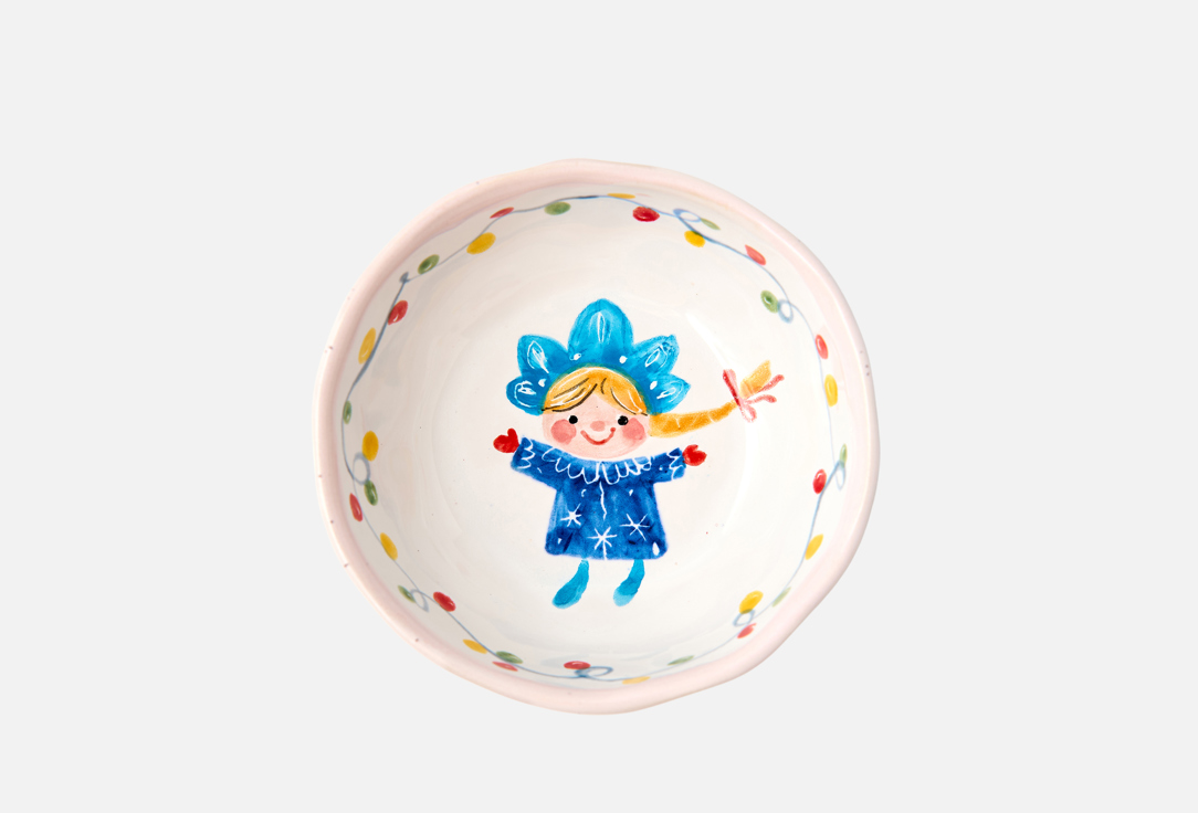 

Соусник глубокий ODARYADARYA, Принт, Снегурочка 1 шт