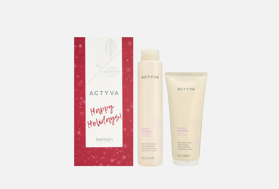Изображение товара Подарочный набор средств для волос Kemon Actyva Colore Brillante для окрашенных волос