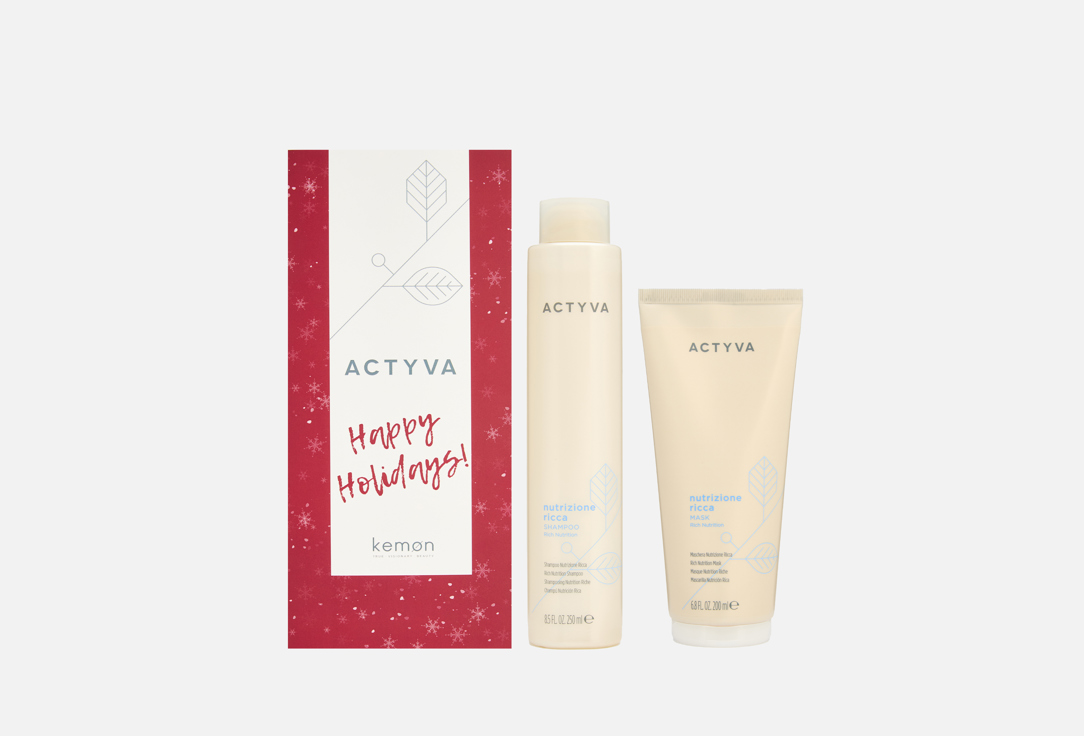 

Подарочный набор средств для волос KEMON, Actyva Nutrizione Ricca 2 шт