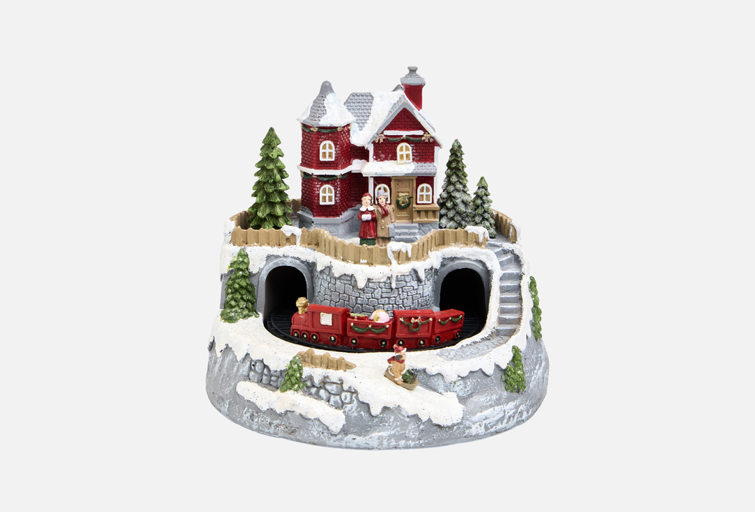 Изображение товара МУЗЫКАЛЬНАЯ СТАТУЭТКА Lefard ЗАГОРОДНЫЙ ДОМИК, С LED-ПОДСВЕТКОЙ, 19,5Х19,5Х17,5 СМ