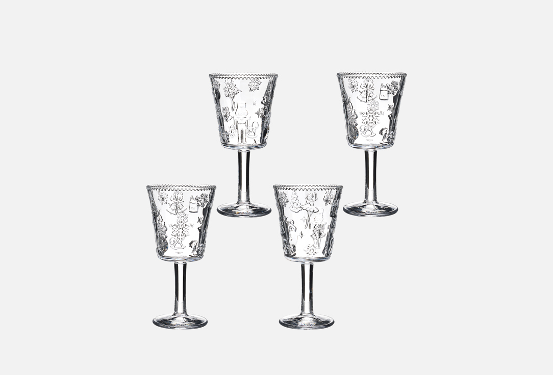 

НАБОР БОКАЛОВ LEFARD, Прозрачный, ЩЕЛКУНЧИК 4 шт