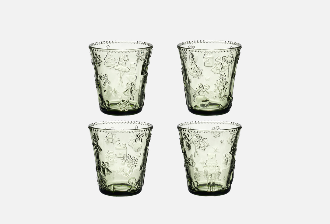 

НАБОР СТАКАНОВ LEFARD, Зеленый, ЩЕЛКУНЧИК GREEN 4 шт