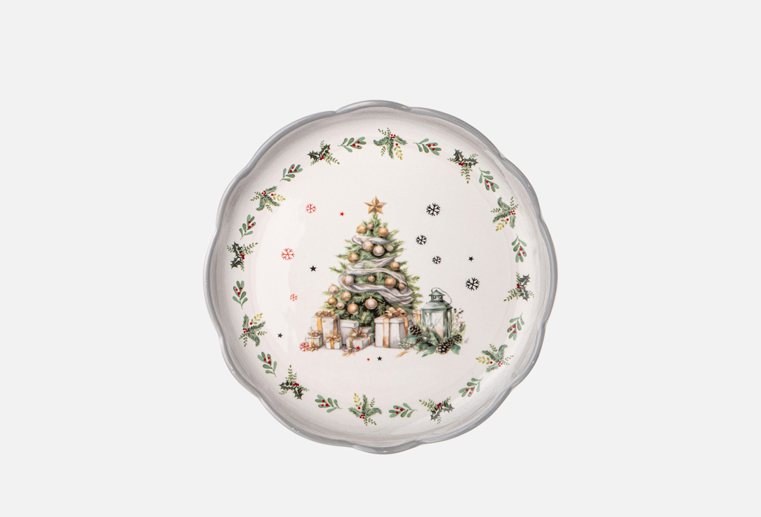 Изображение товара ТАРЕЛКА ОБЕДЕННАЯ Agness С НОВЫМ ГОДОМ!, 24,5*2,5 СМ