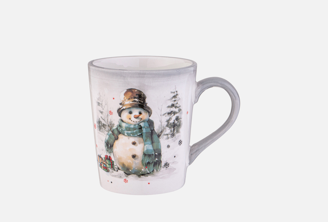 

КРУЖКА AGNESS, Принт, С НОВЫМ ГОДОМ!, 12,2*8,8*10 СМ 1 шт