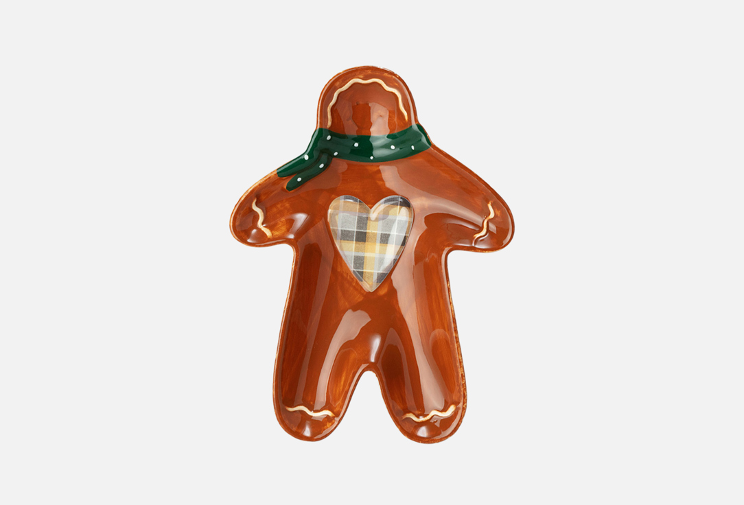 

ТАРЕЛКА ЗАКУСОЧНАЯ AGNESS, Принт, ПРЯНИЧНЫЙ ДОМИК, ЗЕЛЕНЫЙ, 20,8*15,5*2,8 СМ 1 шт