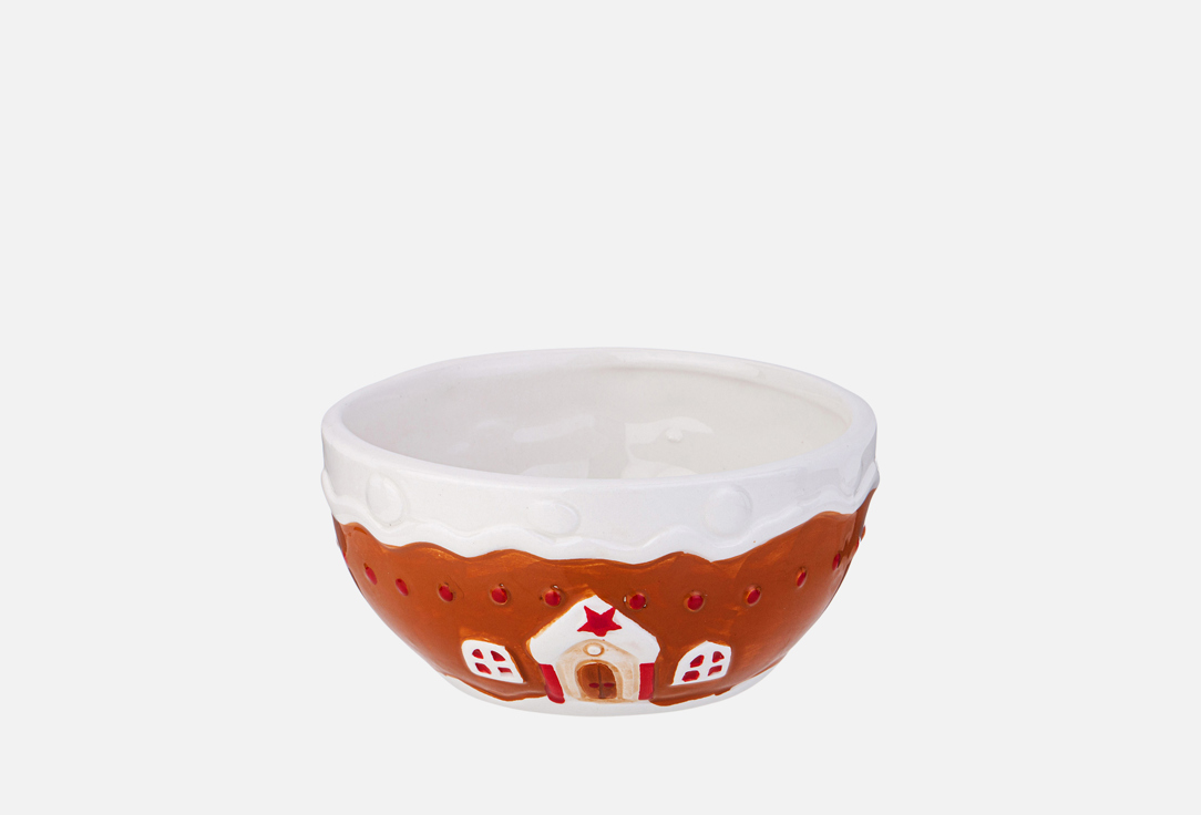 

САЛАТНИК AGNESS, Принт, ПРЯНИЧНЫЙ ДОМИК, 15,3*7,5 СМ 1 шт