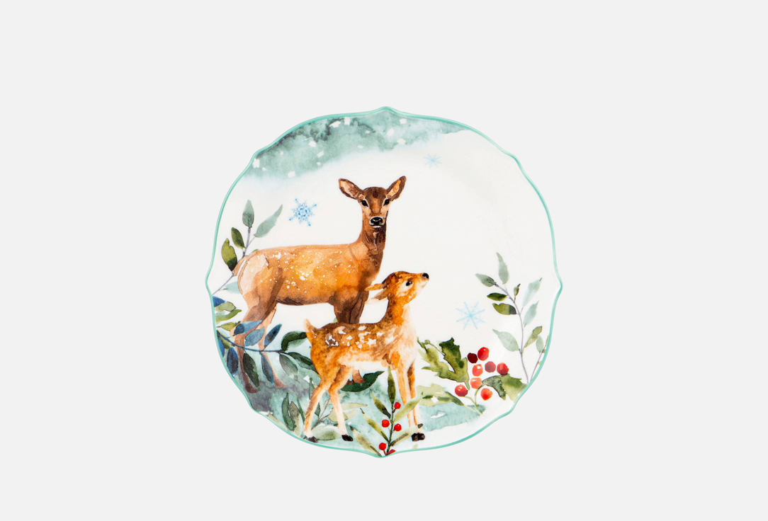 

ТАРЕЛКА ЗАКУСОЧНАЯ LEFARD, Принт, ЛЕСНАЯ СКАЗКА, ОЛЕНИ, 20,5 СМ 20.5 см