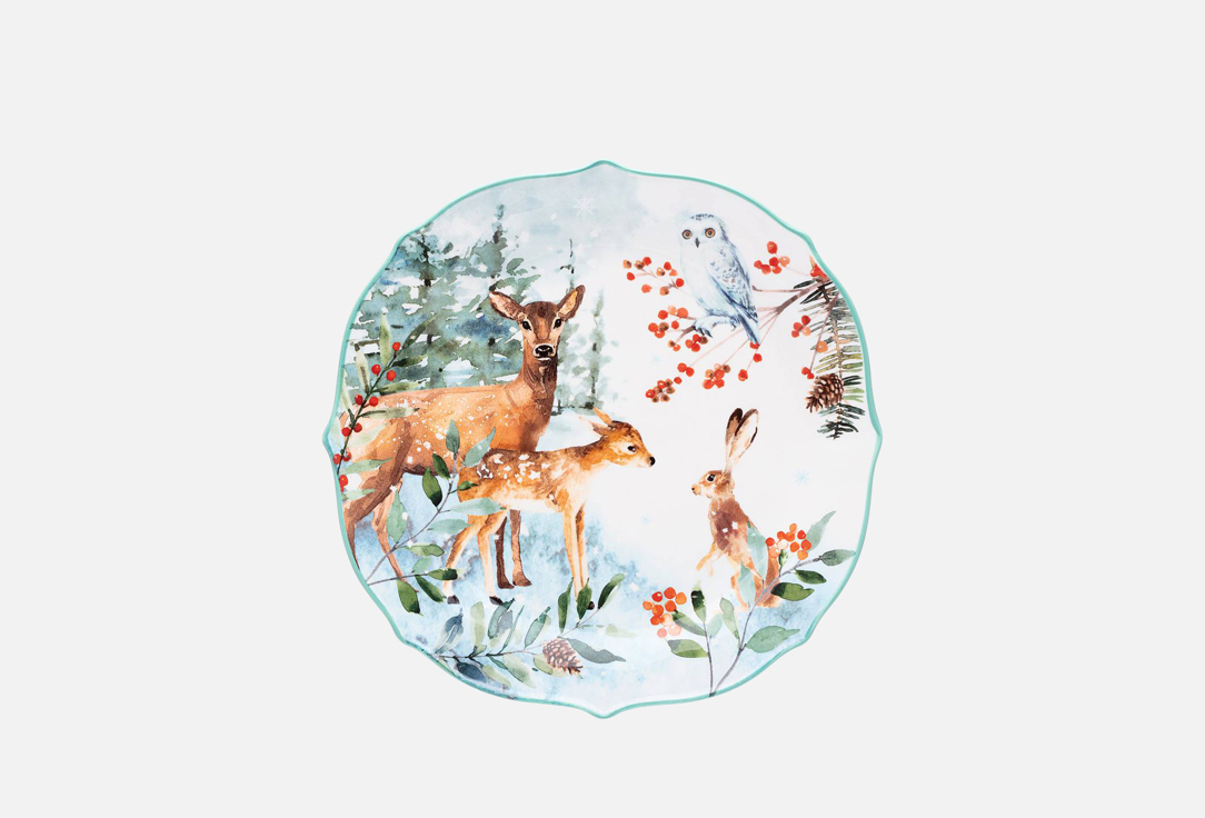 

ТАРЕЛКА ОБЕДЕННАЯ LEFARD, Принт, ЛЕСНАЯ СКАЗКА, ОЛЕНИ, 26,5 СМ 26.5 см