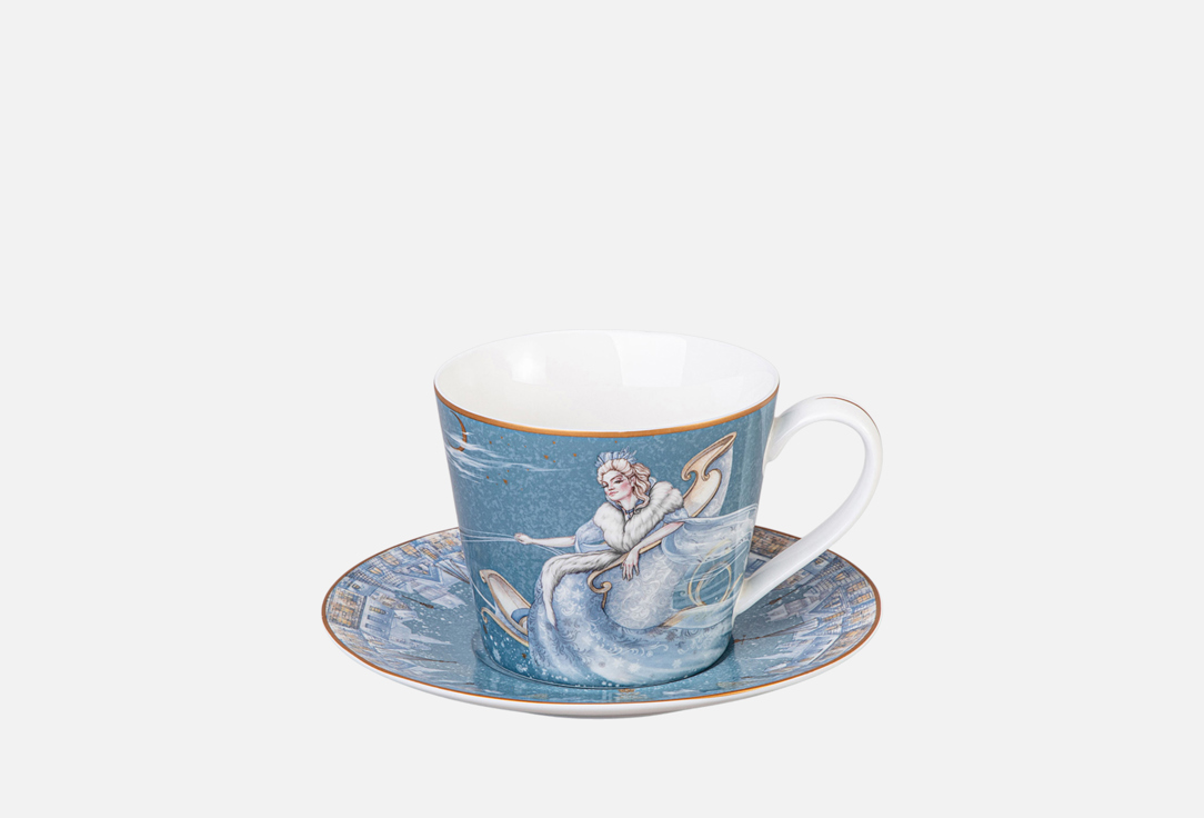 

ЧАЙНАЯ ПАРА LEFARD, Принт, СНЕЖНАЯ КОРОЛЕВА, СИНИЙ 1 пар