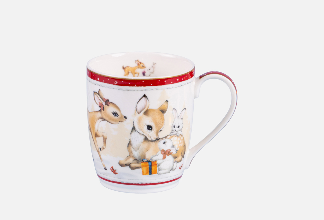 

КРУЖКА LEFARD, Принт, С НОВЫМ ГОДОМ!, ОЛЕНИ, КРАСНАЯ 1 шт