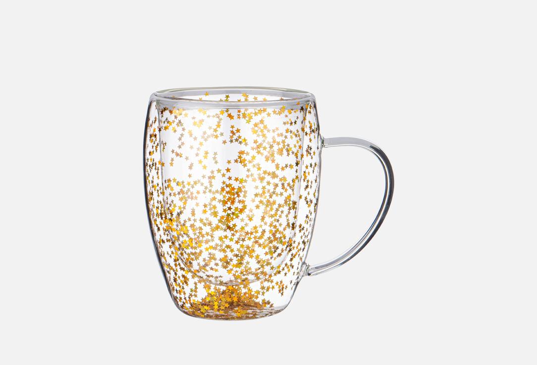 

КРУЖКА LEFARD, Принт, С ДВОЙНЫМИ СТЕНКАМИ, ЗОЛОТО 1 шт