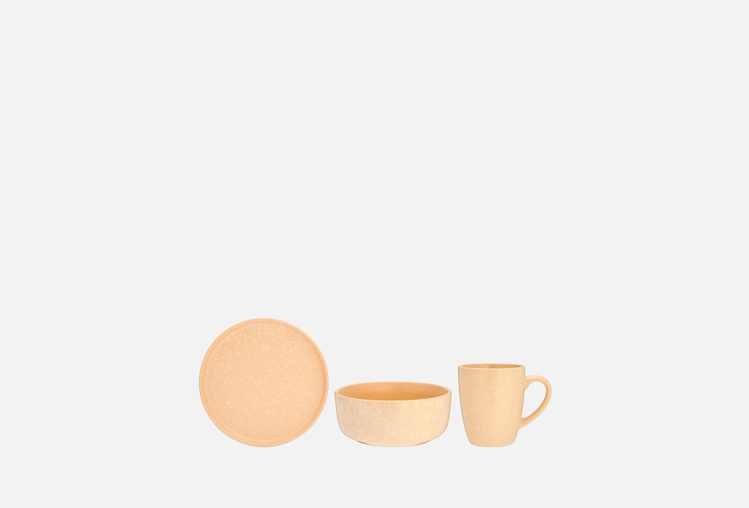 Изображение товара Столовый набор из керамики 12 предметов Nouvelle Home Grow.Beige для 4 персон