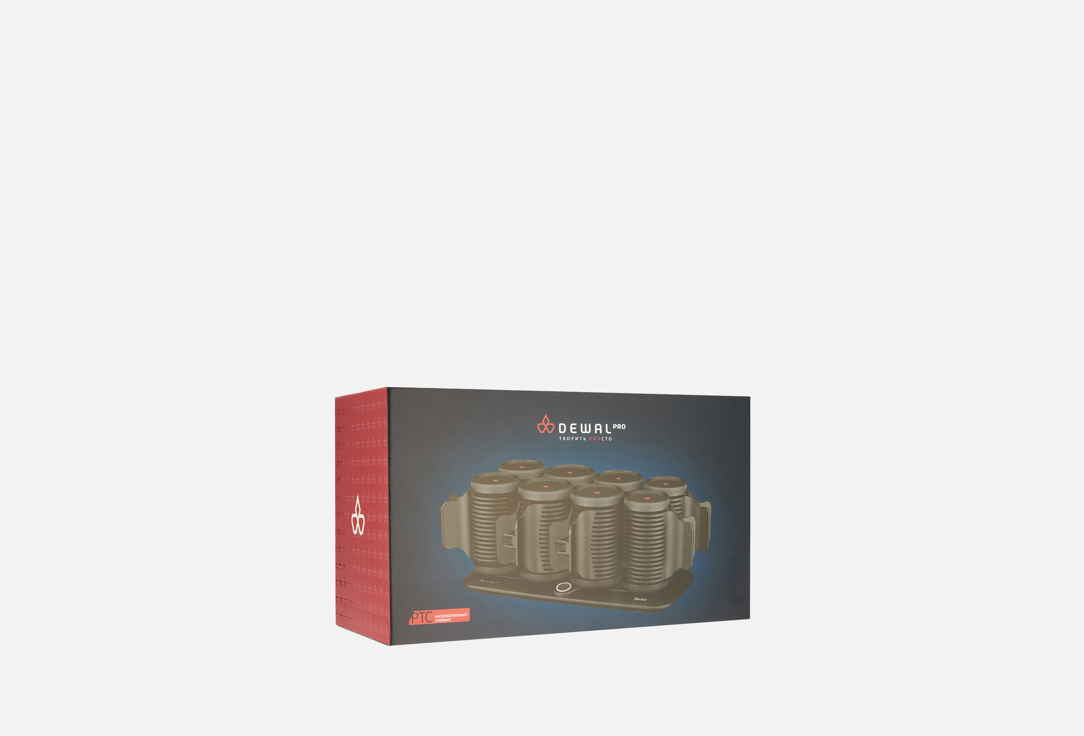 

Бигуди для волос DEWAL, TWIST 03-LNR1 black 1 шт