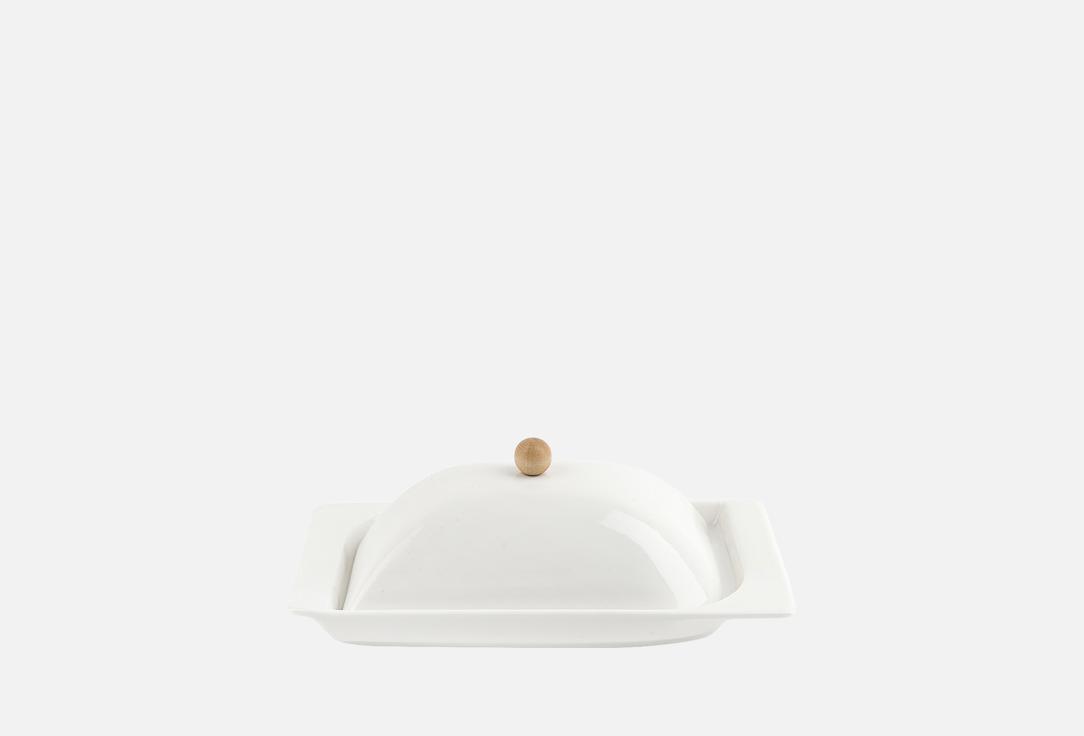 

Масленка NOUVELLE HOME, Белый, Naturel, 11,5х19х7см 1 шт