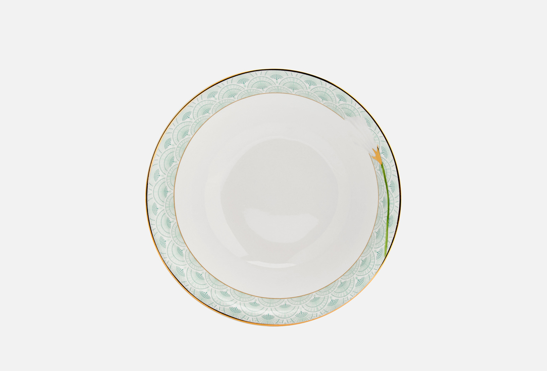 Изображение товара Салатник Nouvelle Home Sensuelle порционный 13,7 см фарфор с золотым рисунком