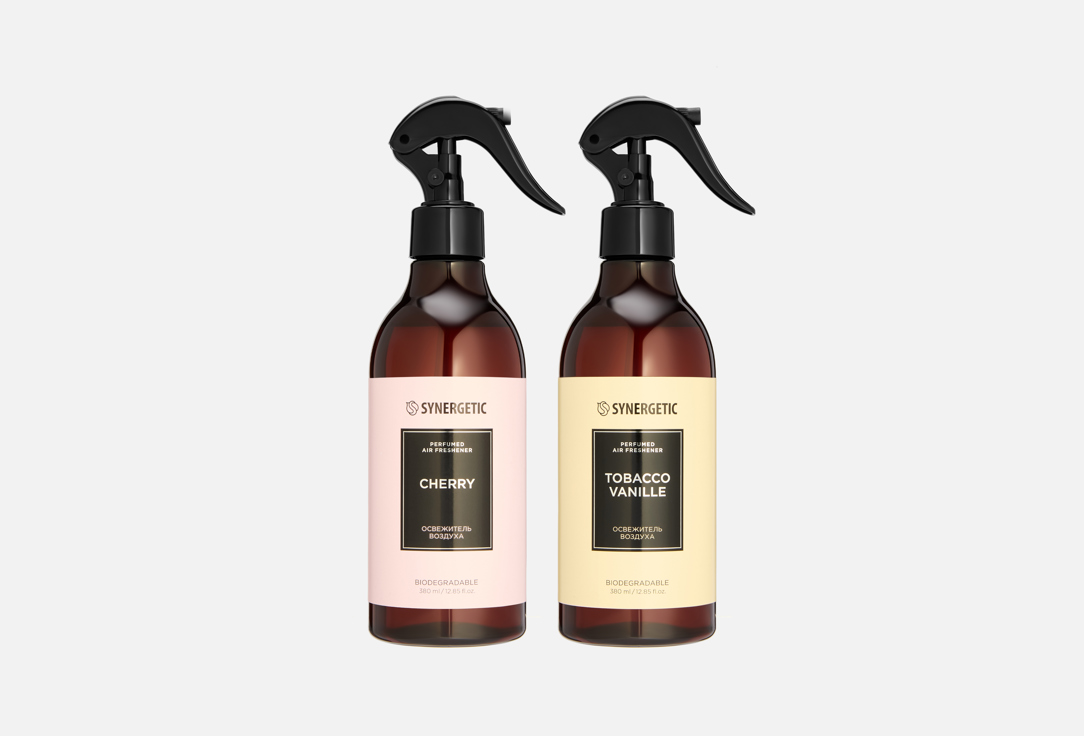 

Набор освежителей воздуха SYNERGETIC, Вишня и Табак-ваниль 2 шт