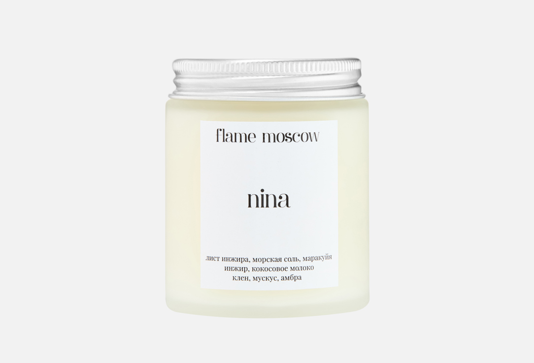 Изображение товара Ароматическая свеча Flame Moscow Nina из кокосового воска 110 мл