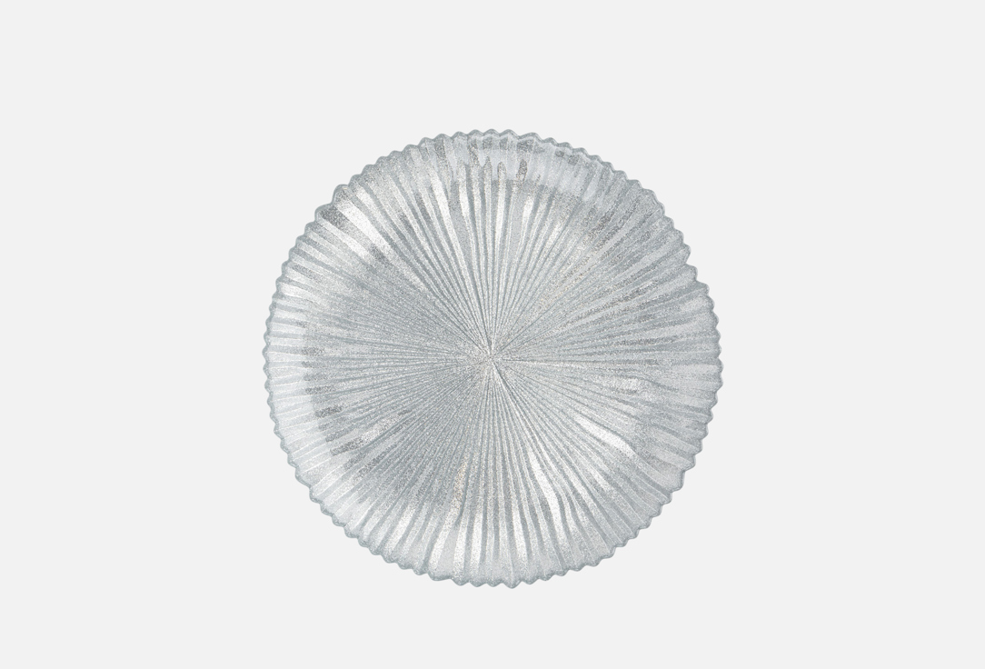 Изображение товара Тарелка обеденная Anna Lafarg Emily Avila, серебристая, 28 см