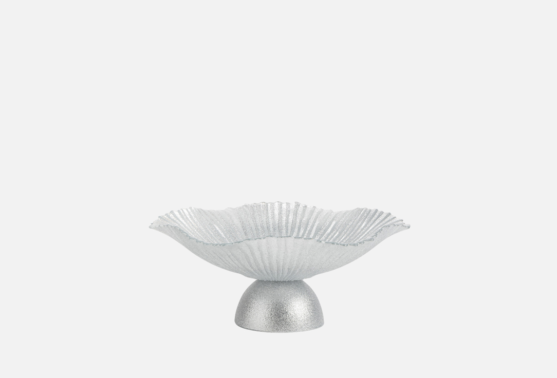 Изображение товара Ваза для фруктов на ножке Anna Lafarg Emily Avila 31,5х13 см серебристая