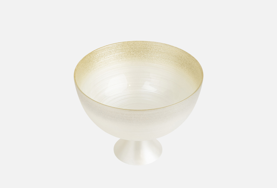 

Ваза для фруктов ANNA LAFARG EMILY, Белый, Marbella, молочная, шампань, 24х14 см 1 шт