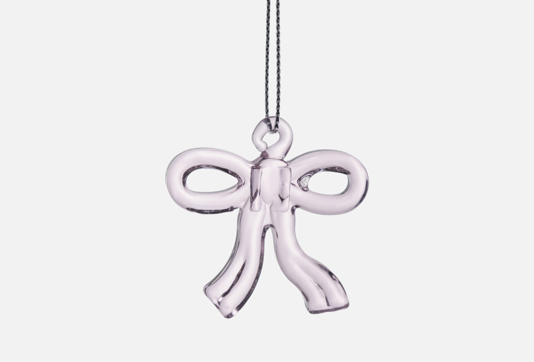 Изображение товара Елочная игрушка Anna Lafarg Emily розовый бантик 5 см стекло украшение для елки