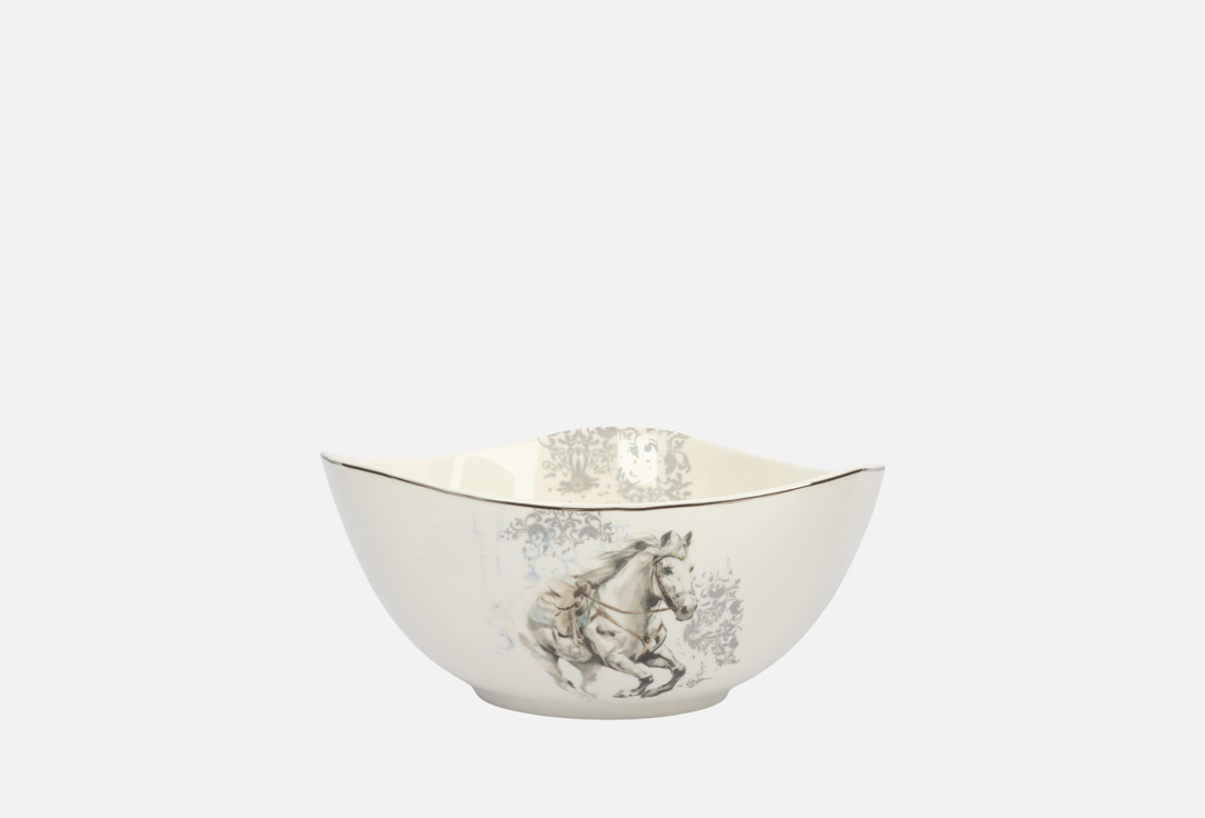Изображение товара Салатник Anna Lafarg Emily White horse, белый, 21х11 см