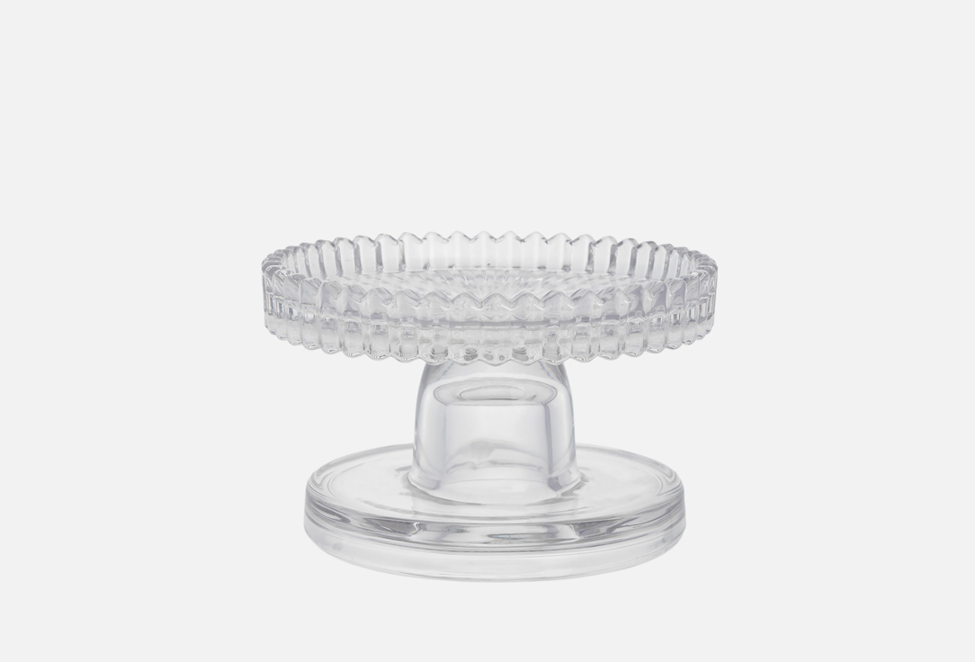 

Подсвечник ANNA LAFARG EMILY, Прозрачный, Saltaire, двусторонний, для тонкой, цилиндрической свечи, на ножке, 9 см 1 шт