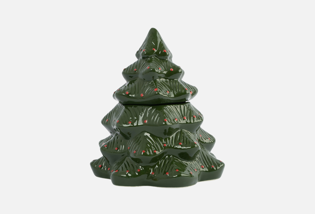 

Емкость для хранения ANNA LAFARG EMILY, Зеленый, Fir, Елка, зелено-красная, 16x16 см 1 шт