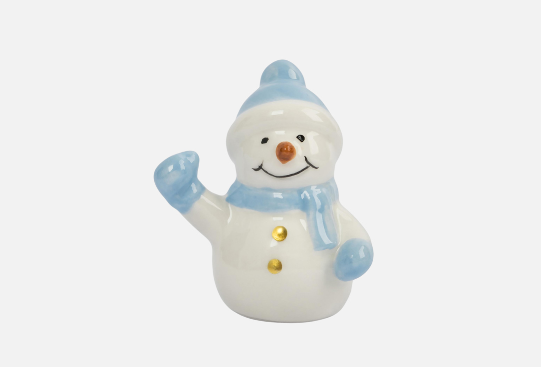 

Статуэтка ANNA LAFARG EMILY, Мультиколор, Бело-голубой снеговик в шапке и шарфе, 6 см 1 шт