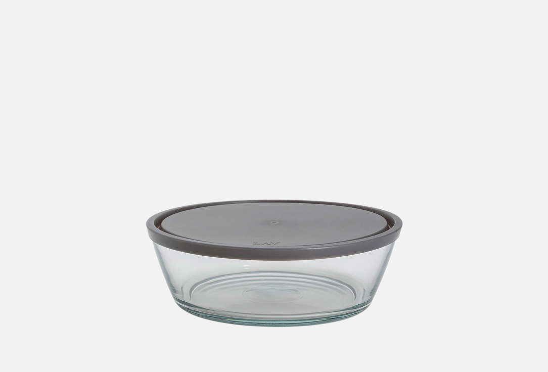 

Контейнер ANNA LAFARG EMILY, Серый, Basis, круглый, серый 1 шт