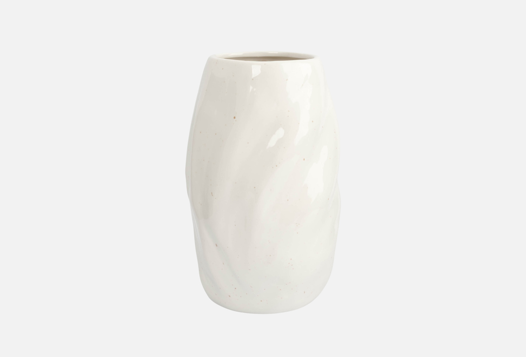 

Ваза для цветов ANNA LAFARG EMILY, Белый, Barkhan, Мятый эффект, серо-белая, в крапинку, 24 см 1 шт