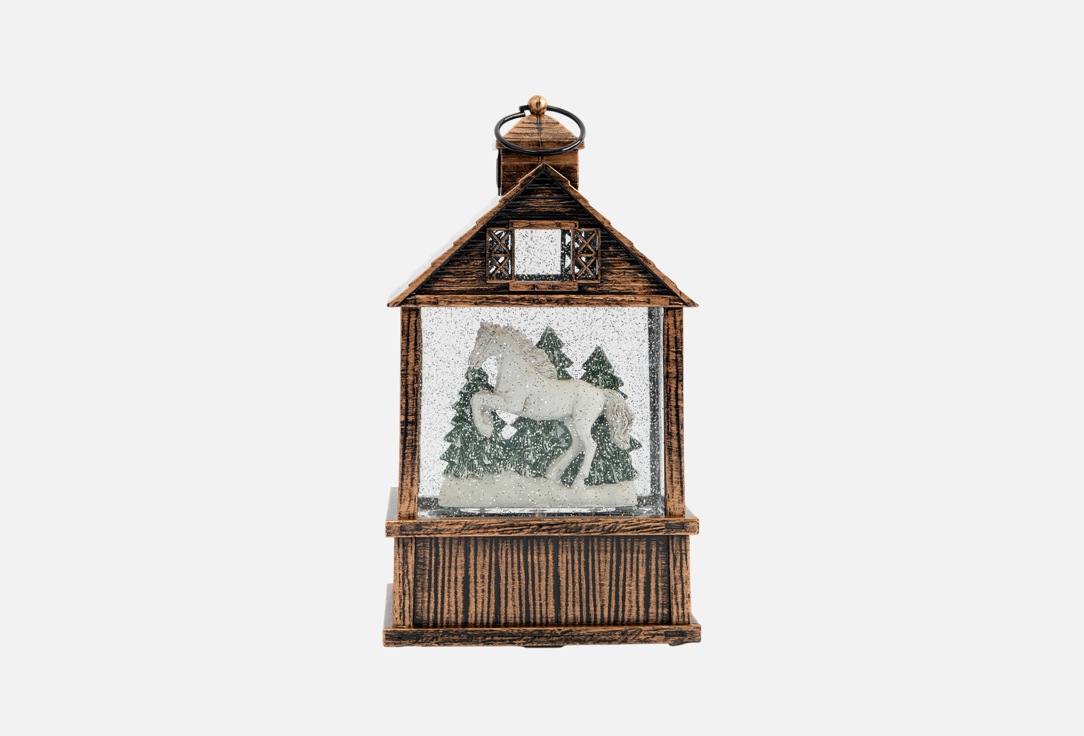 

Снежный фонарь ANNA LAFARG EMILY, Мультиколор, Елка в доме, 17 см, с подсветкой 1 шт