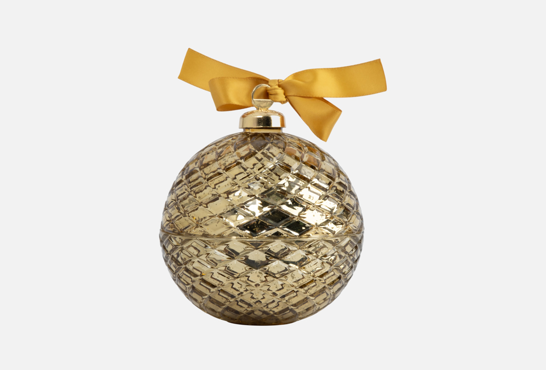 

Свеча ароматическая ANNA LAFARG EMILY, Золотой, New year, Шар, Аромат, золотистая, 11 см, в подсвечнике 1 шт