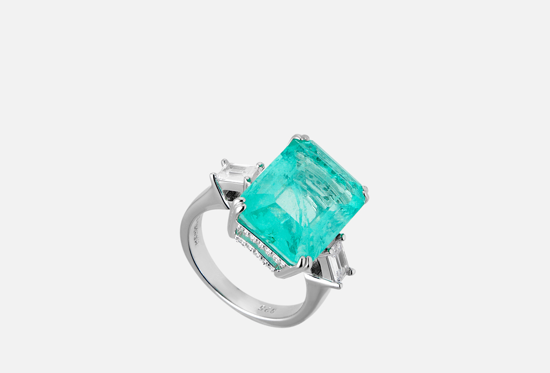 Изображение товара Кольцо-перстень серебряное Mendel DeFete с кубическим цирконием и родиевым покрытием