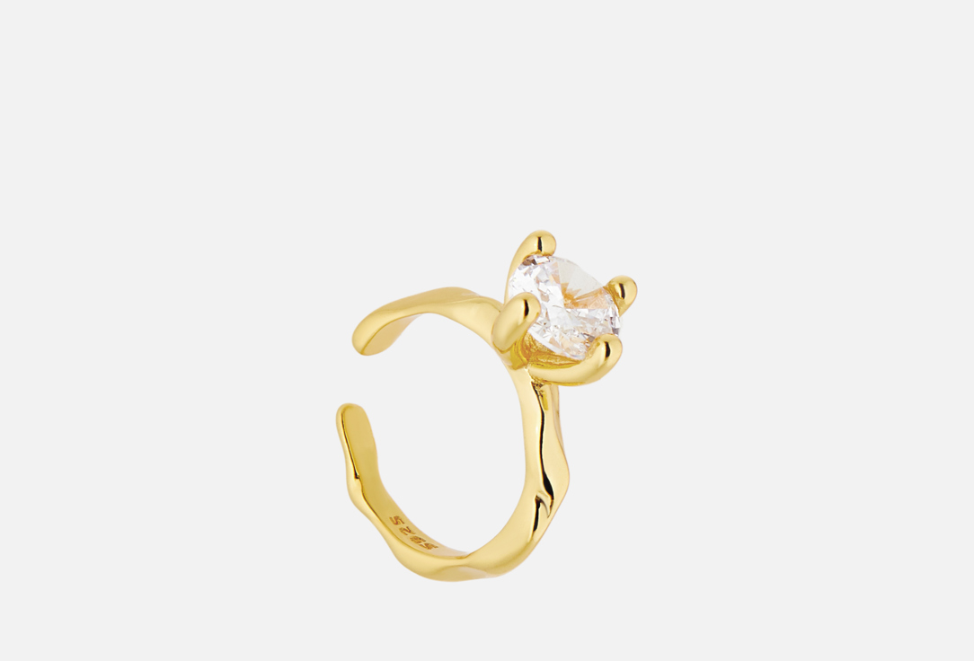 

кафф серебряный MENDEL, Large stone 1 шт