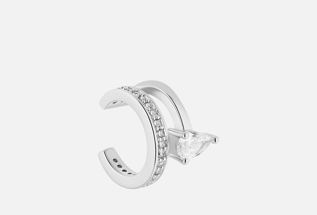 

кафф серебряный MENDEL, Larme Silver 1 шт