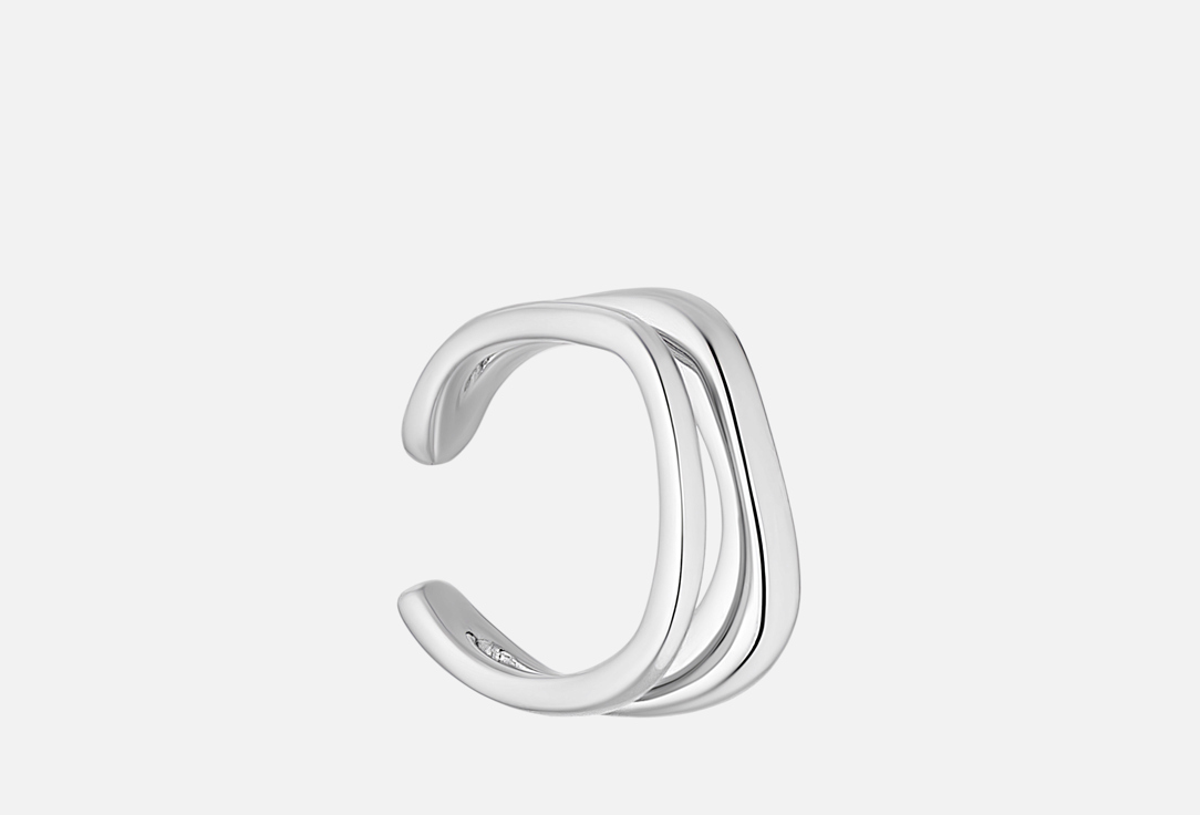 Изображение товара Качественный серебряный кафф Mendel Duo Silver для женщин с родиевым покрытием