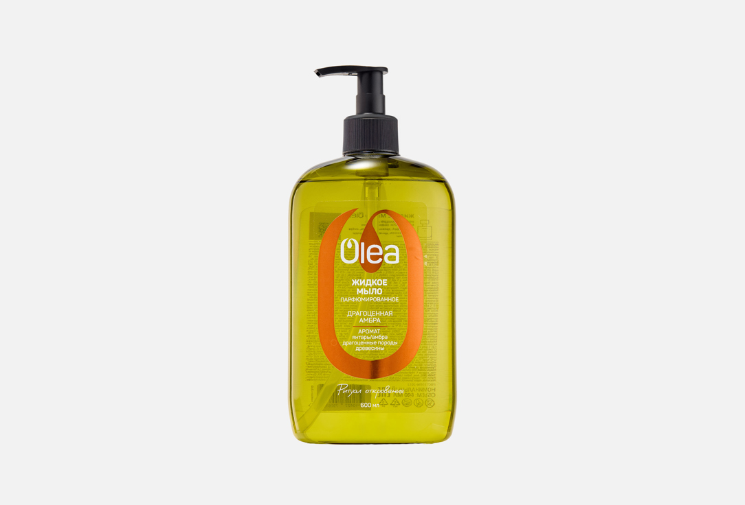 

Жидкое парфюмированное мыло для рук OLEA, Драгоценная амбра 600 мл